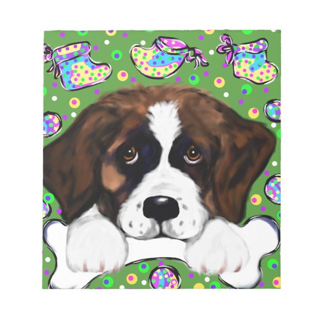 Saint Bernard Notepad (Front)