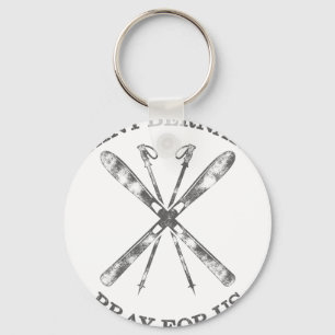 Saint Bernard Of Montjoux Snow Ski Gifts Winter Sk Keychain