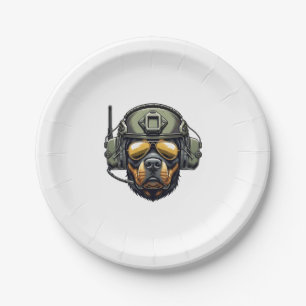 Saint Bernard Paper Plate