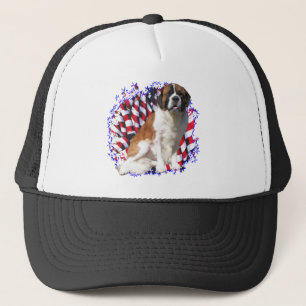 Saint Bernard Patriot Trucker Hat