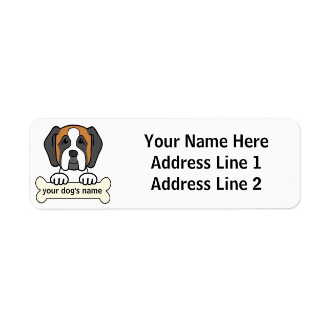 Saint Bernard personnalisé (Devant)