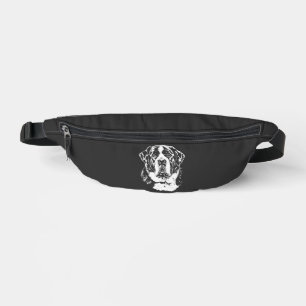 Saint Bernard Portrait Minimalist Apparel Fanny Pack