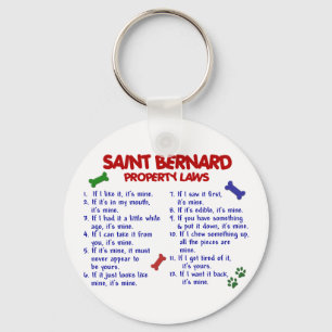 SAINT BERNARD Property Laws 2 Keychain