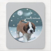 Saint Bernard Puppy Christmas Gifts