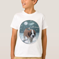 Saint Bernard Puppy Christmas Gifts