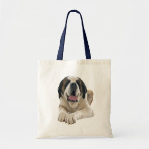 Saint Bernard Puppy Dog Canine Love Tote Bag