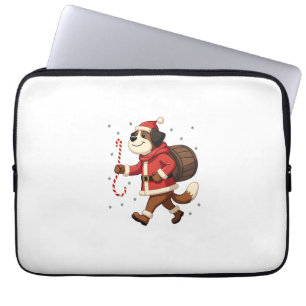 Saint Bernard Rescue Christmas Laptop Sleeve