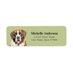 Saint Bernard Return Address Labels