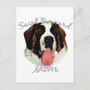 Saint Bernard (rough) Mom 2 Postcard