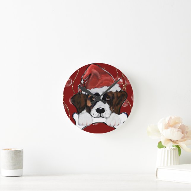 Saint Bernard  Round Clock (Home)