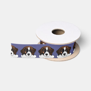 Saint Bernard Satin Ribbon