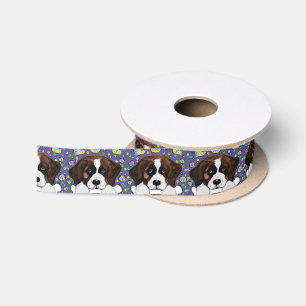 Saint Bernard Satin Ribbon