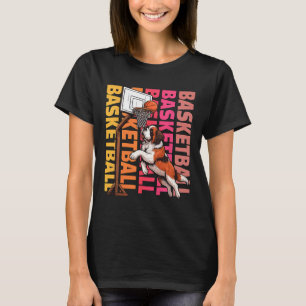 Saint Bernard Sketll Sports Dog Lover T-Shirt