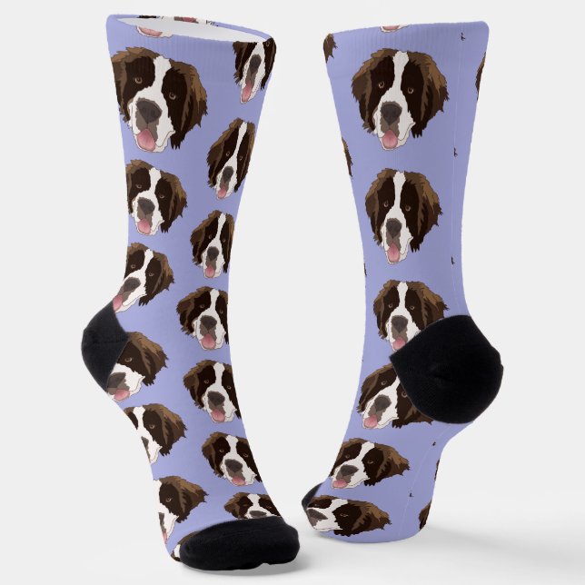 Saint Bernard Socks (Angled)