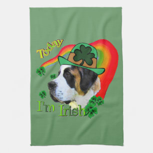 Saint Bernard St Patricks Kitchen Towel