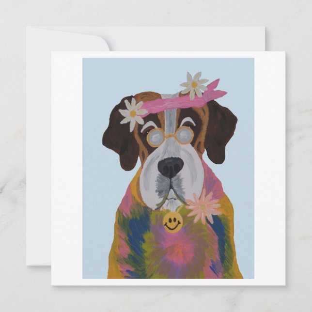 Saint Bernard  Thank You Card (Front)