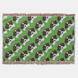 Saint Bernard Throw Blanket