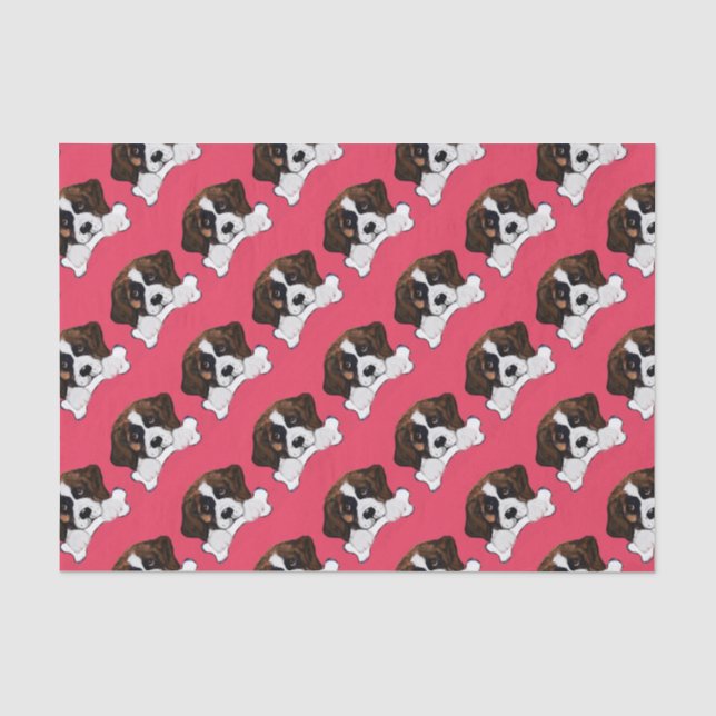 Saint Bernard Tissue Paper (Front)