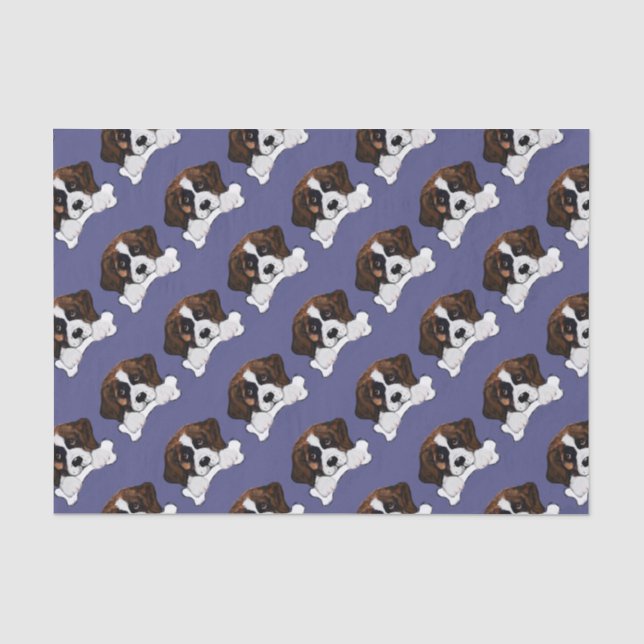 Saint Bernard Tissue Paper (Front)