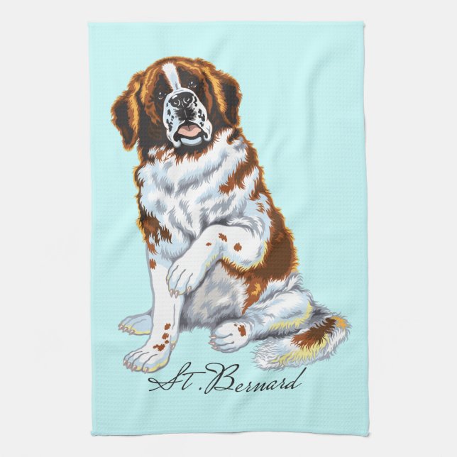 saint bernard towel (Vertical)