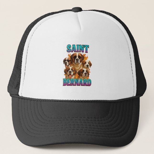 Saint Bernard  Trucker Hat (Front)