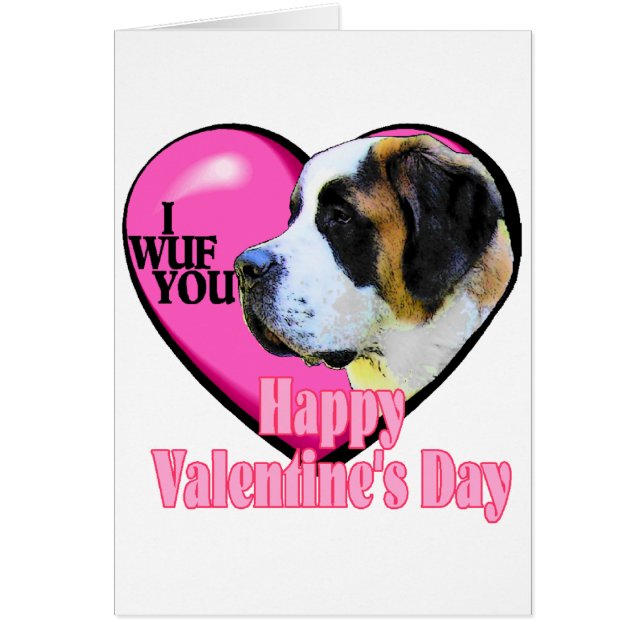 Saint Bernard Valentine's Day (Front)