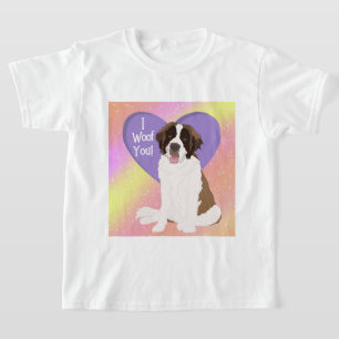 Saint Bernard Valentines Day XOXO T-Shirt
