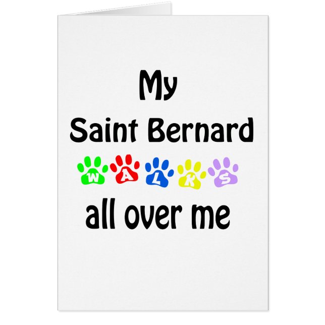 Saint Bernard Walks Design (Devant)