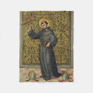 Saint Bernardino of Siena Fleece Blanket
