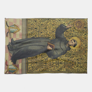 Saint Bernardino of Siena Kitchen Towel