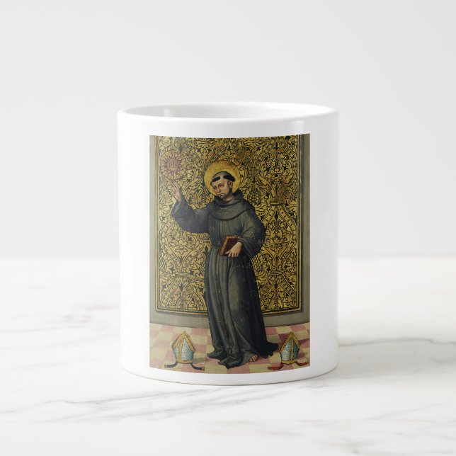 Saint Bernardino of Siena Large Coffee Mug (Front)