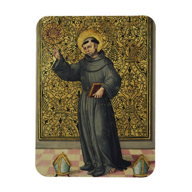 Saint Bernardino of Siena Magnet (Vertical)