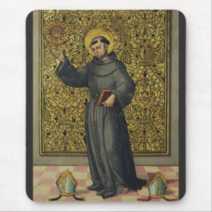 Saint Bernardino of Siena Mouse Pad