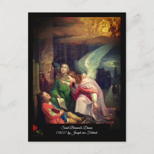 Saint Bernard's dream Postcard