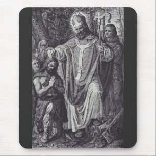 Saint Boniface English Benedictine monk Mouse Pad