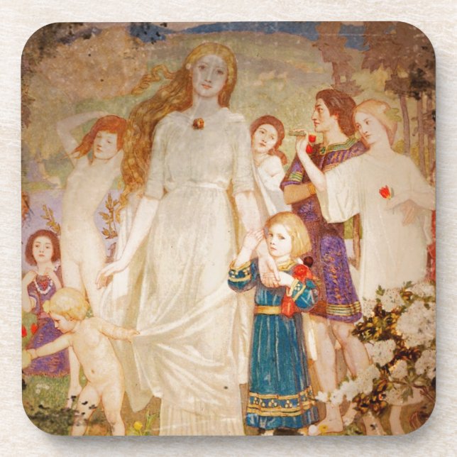 Saint Brigid as a Bride Coaster (Front)