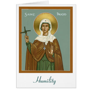 Saint brigid of Ireland - Greeeting Card