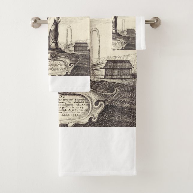 Saint Bruno of Cologne Bath Towel Set (Insitu)