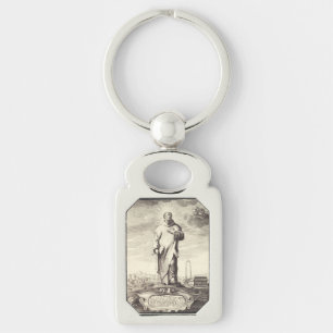 Saint Bruno of Cologne Keychain