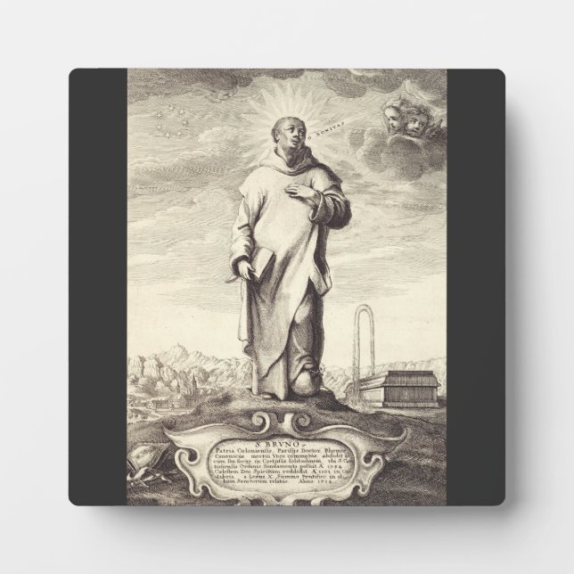 Saint Bruno of Cologne Plaque (Front)