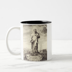 Saint Bruno of Cologne Two-Tone Coffee Mug