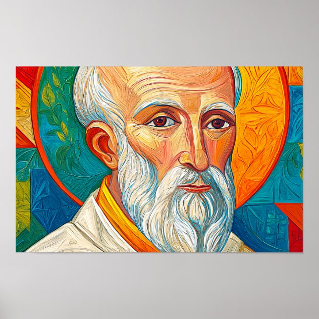 Saint Callistus I: Wisdom and Strength Poster (Front)