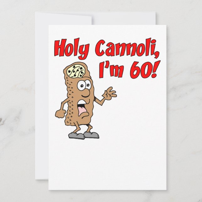 Saint Cannoli j'ai 60 Invitations (Devant)