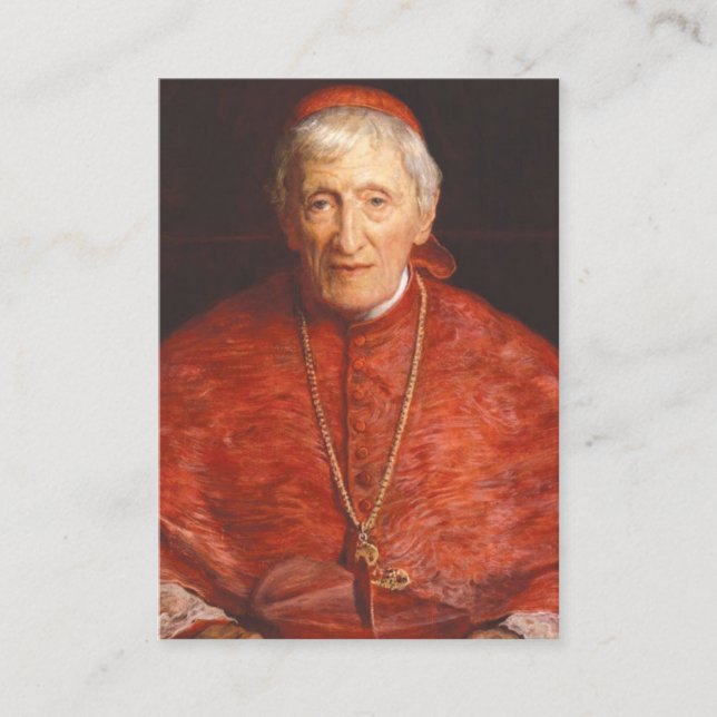Saint-Cardinal John Henry Newman Carte Sainte Cath (Devant)