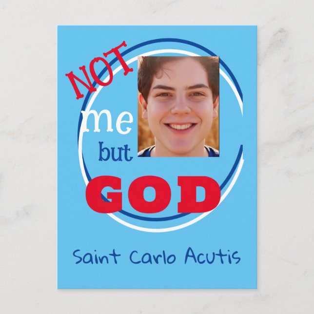 Saint Carlo Acutis  Postcard (Front)