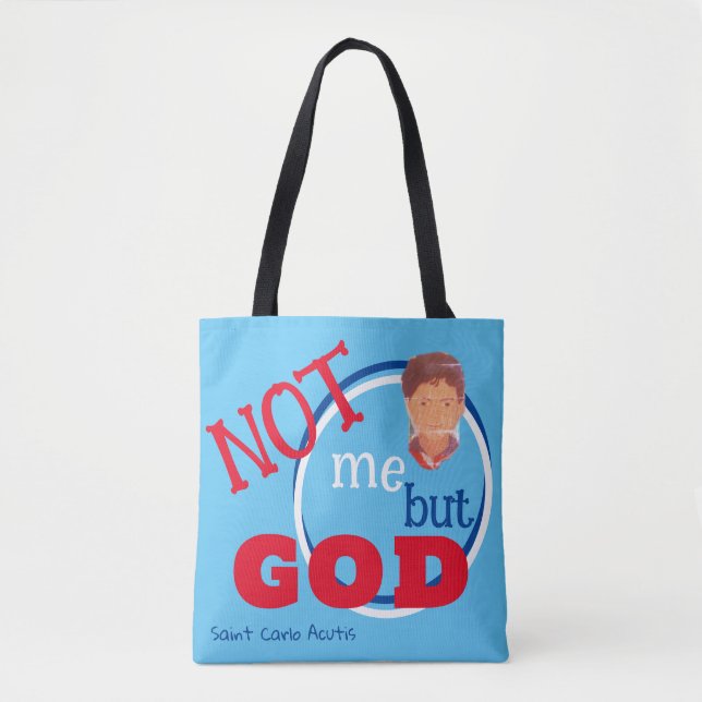 Saint Carlo Acutis Tote Bag (Front)