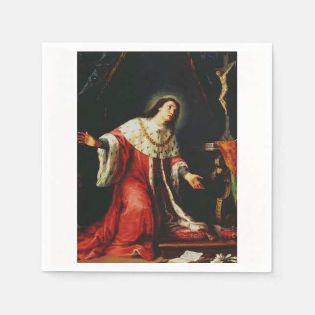 Saint Casimir Jagiellon  Napkin (Front)