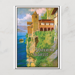 Saint Caterina Del Sasso, Monastery, Italy Postcard