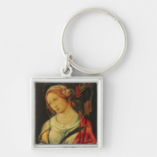 Saint Catherine by Giovanni Battista Bertucci Keychain
