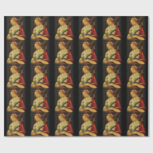 Saint Catherine by Giovanni Battista Bertucci Wrapping Paper